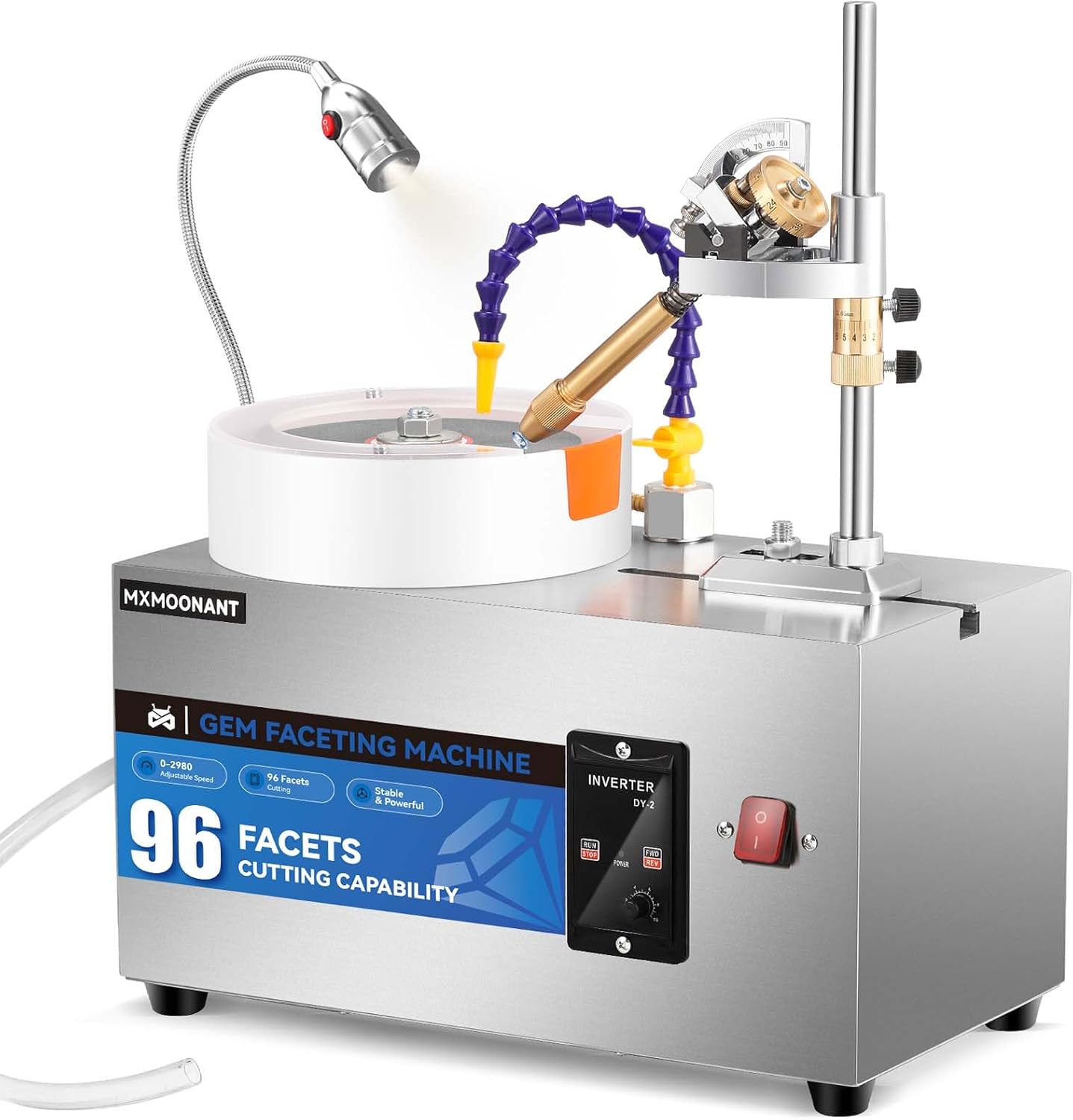 120W 翡翠研磨機、DC 24V 宝石ファセット加工機、2800RPM ロック